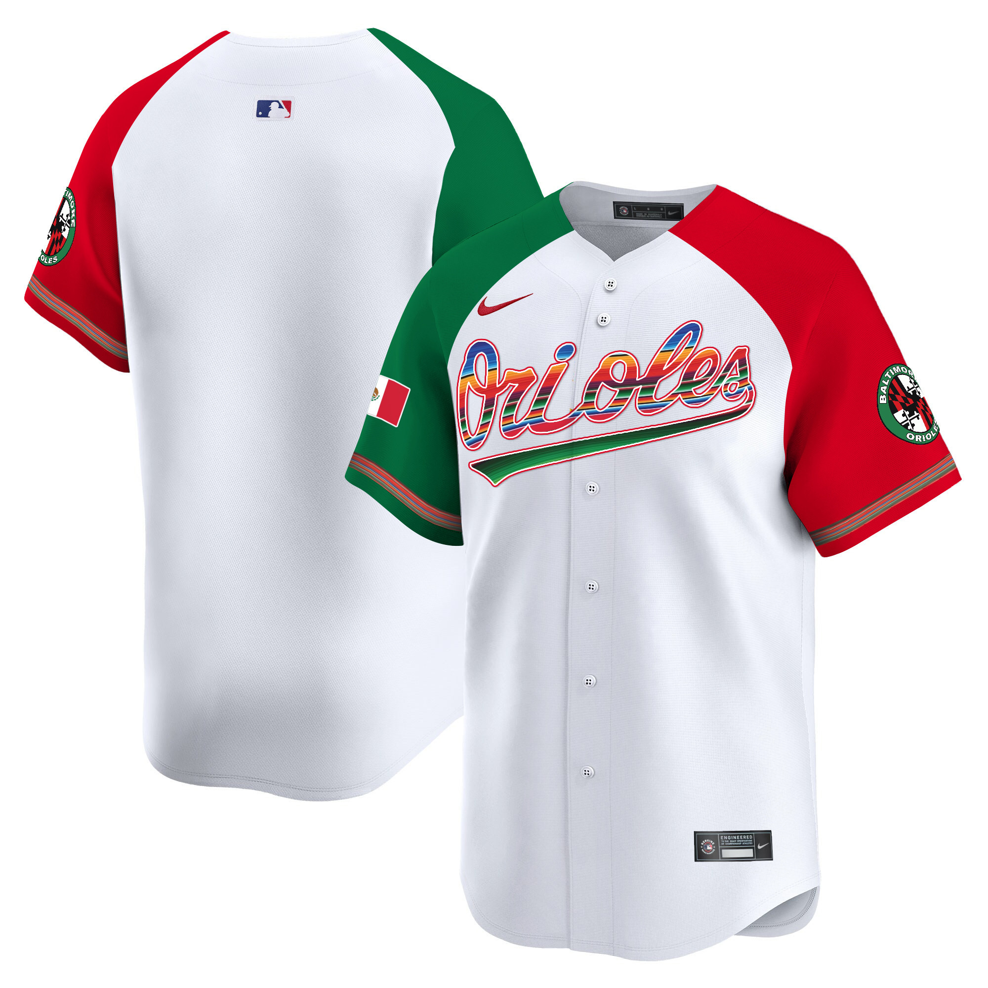 Men's Baltimore Orioles Mexico Vapor Premier Limited Jersey - All Stitched - Image 54