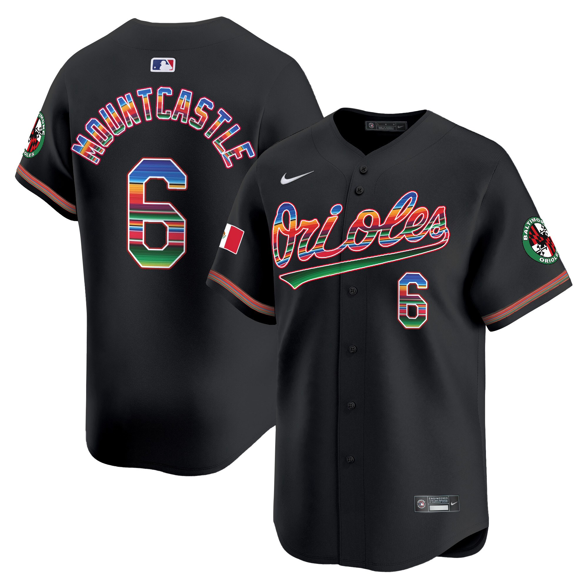 Men's Baltimore Orioles Mexico Vapor Premier Limited Jersey - All Stitched - Image 21