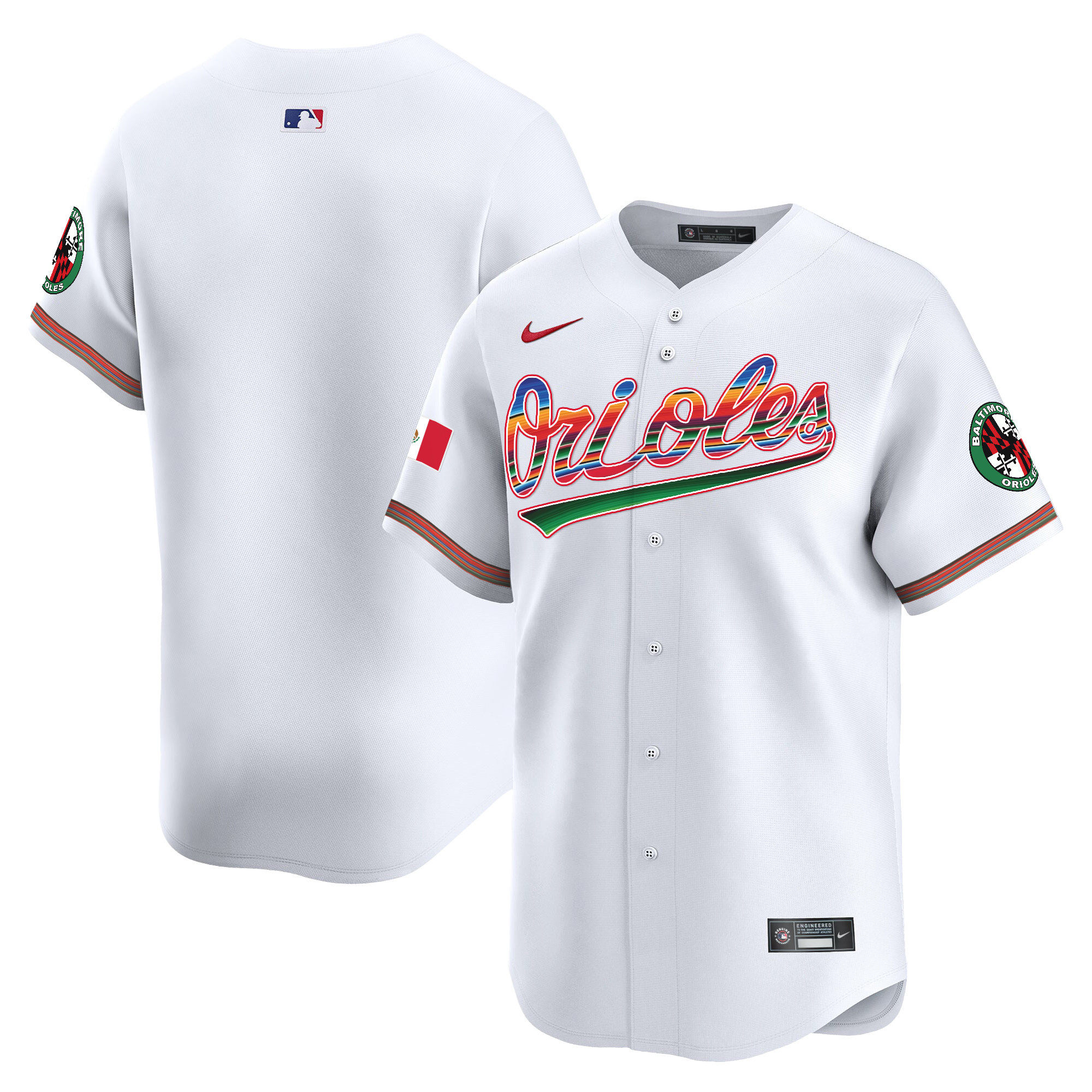 Men's Baltimore Orioles Mexico Vapor Premier Limited Jersey - All Stitched - Image 18