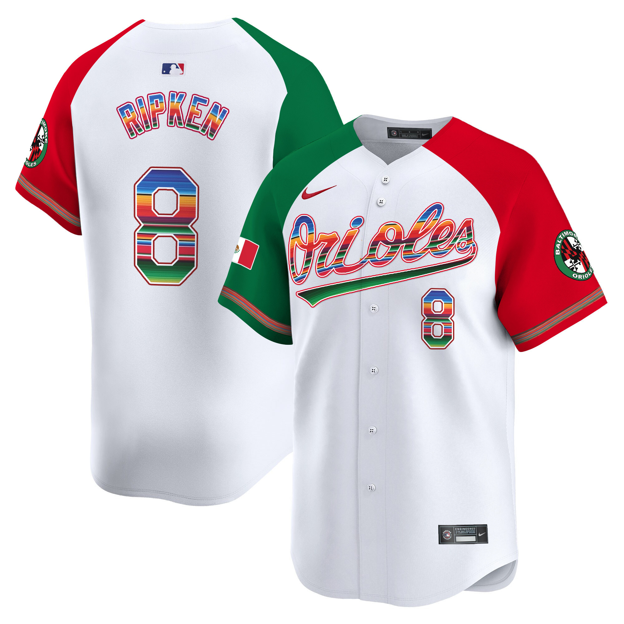 Men's Baltimore Orioles Mexico Vapor Premier Limited Jersey - All Stitched - Image 51