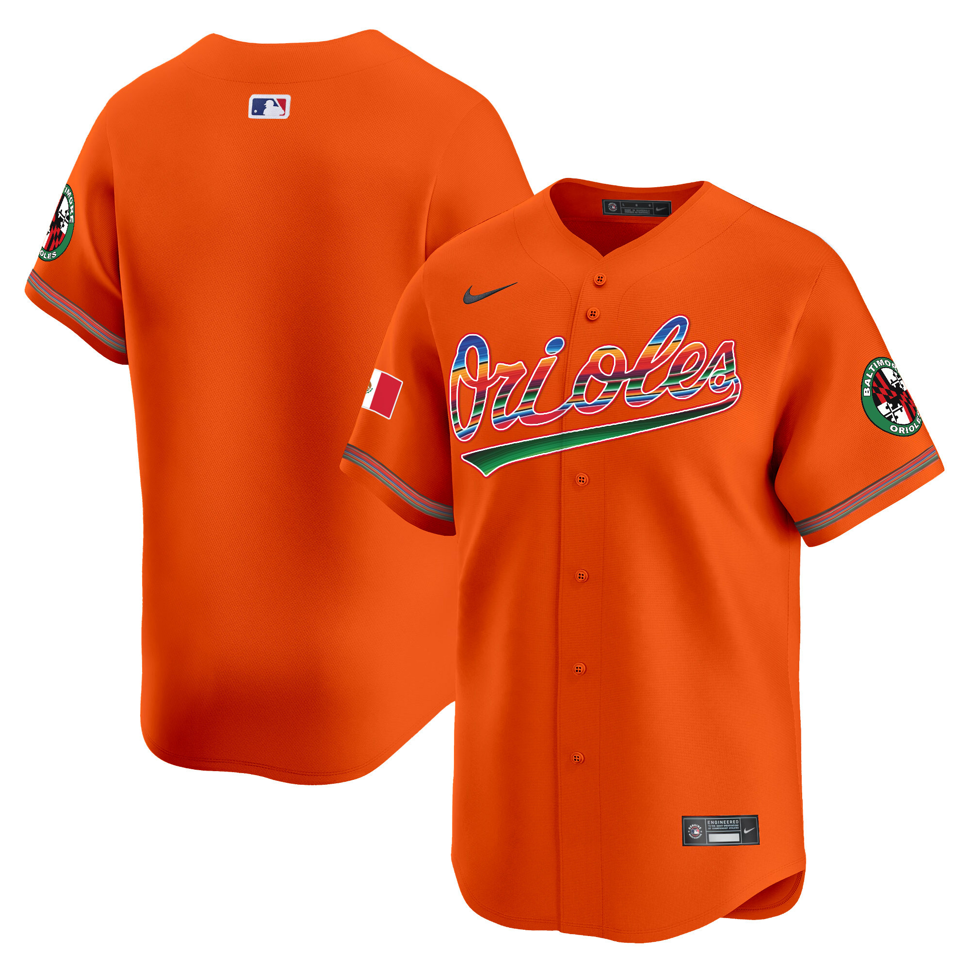 Men's Baltimore Orioles Mexico Vapor Premier Limited Jersey - All Stitched - Image 45