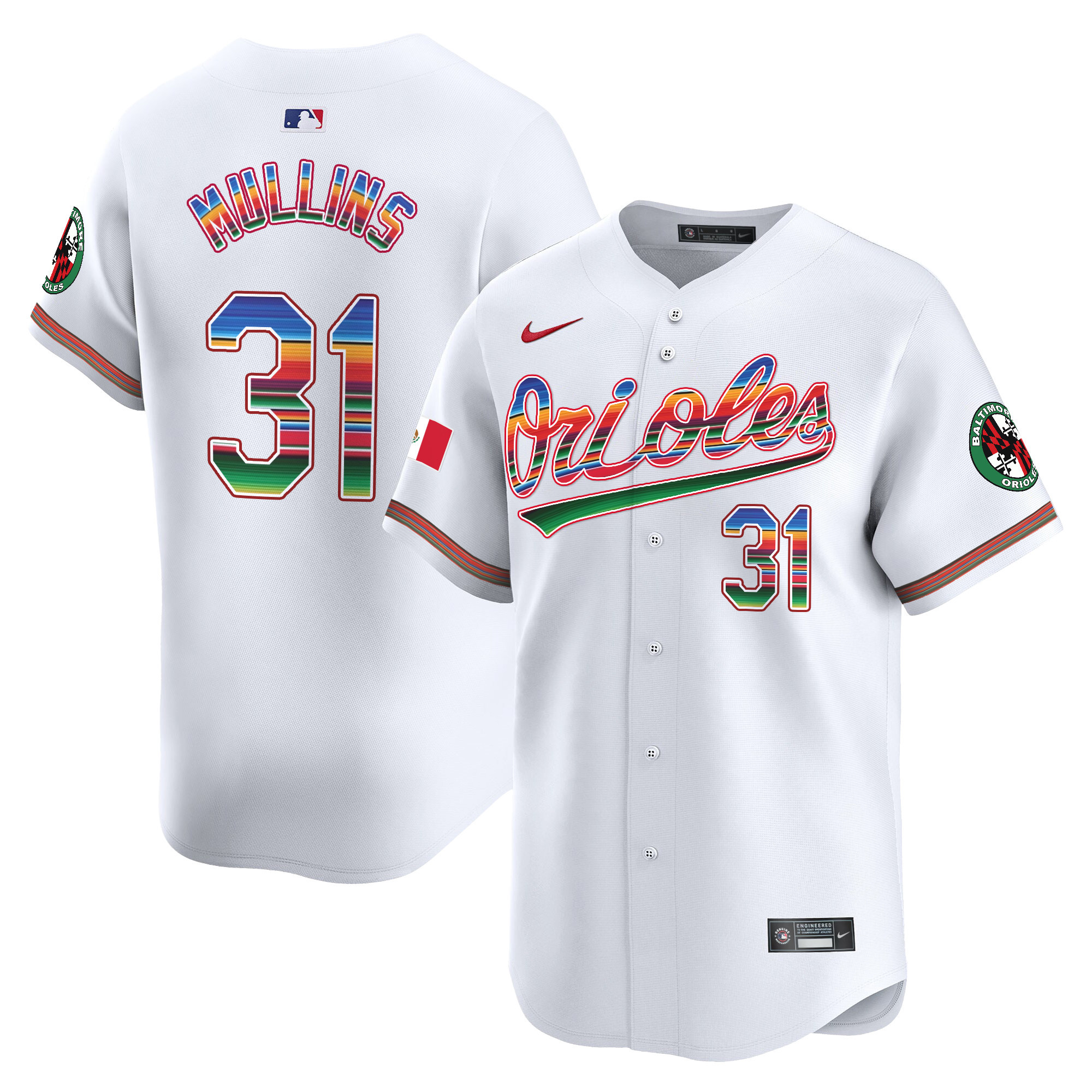 Men's Baltimore Orioles Mexico Vapor Premier Limited Jersey - All Stitched - Image 13