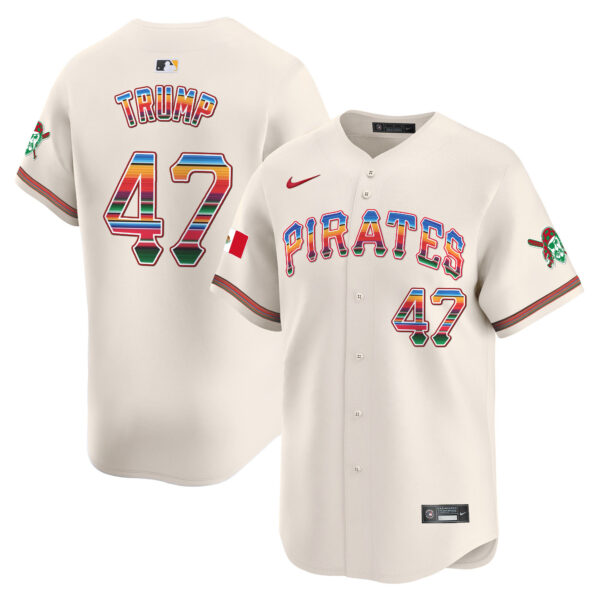 Men's Pittsburgh Pirates Mexico Vapor Premier Limited Jersey - All Stitched - Image 6