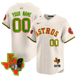Astros The Loteria Vapor Premier Limited Custom Jersey - All Stitched