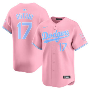Unisex Dodgers Bubblegum Pink Vapor Premier Limited Jersey - All Stitched