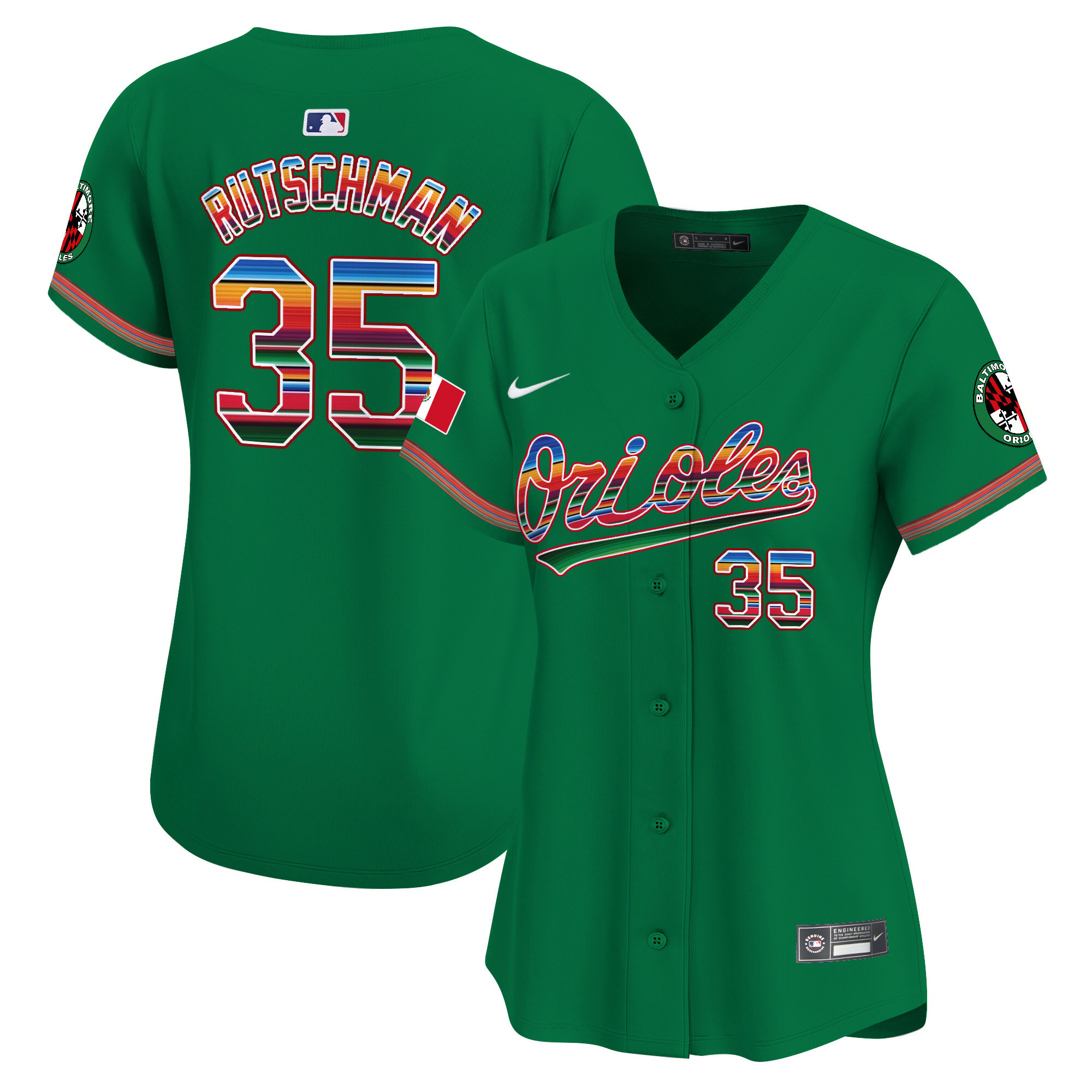 Women's Baltimore Orioles Mexico Vapor Premier Limited Jersey - All Stitched - Image 28