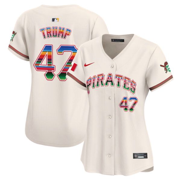 Women's Pittsburgh Pirates Mexico Vapor Premier Limited Jersey - All Stitched - Image 6