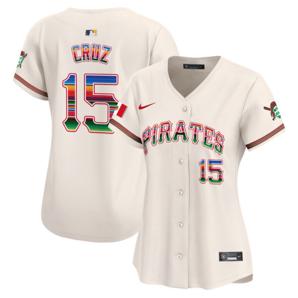 Women's Pittsburgh Pirates Mexico Vapor Premier Limited Jersey - All Stitched - Image 3