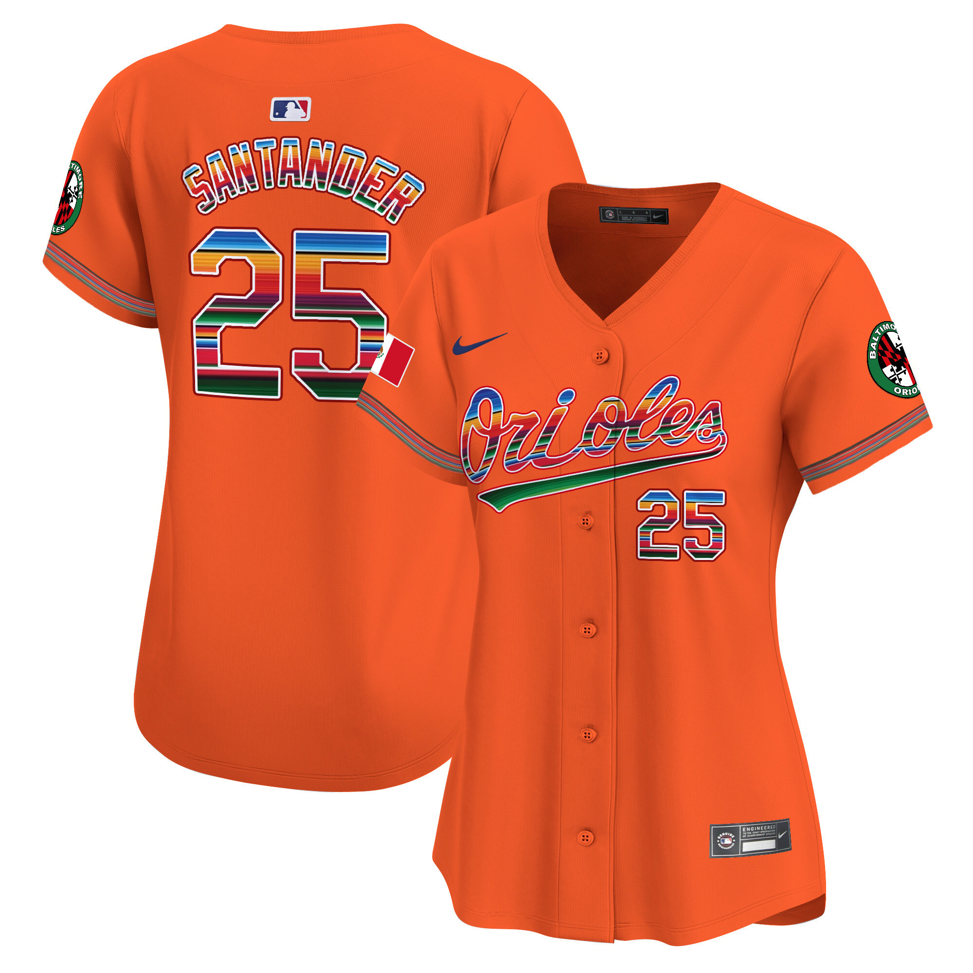 Women's Baltimore Orioles Mexico Vapor Premier Limited Jersey - All Stitched - Image 41