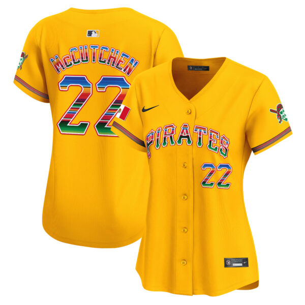 Women's Pittsburgh Pirates Mexico Vapor Premier Limited Jersey - All Stitched - Image 30