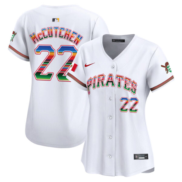 Women's Pittsburgh Pirates Mexico Vapor Premier Limited Jersey - All Stitched - Image 9