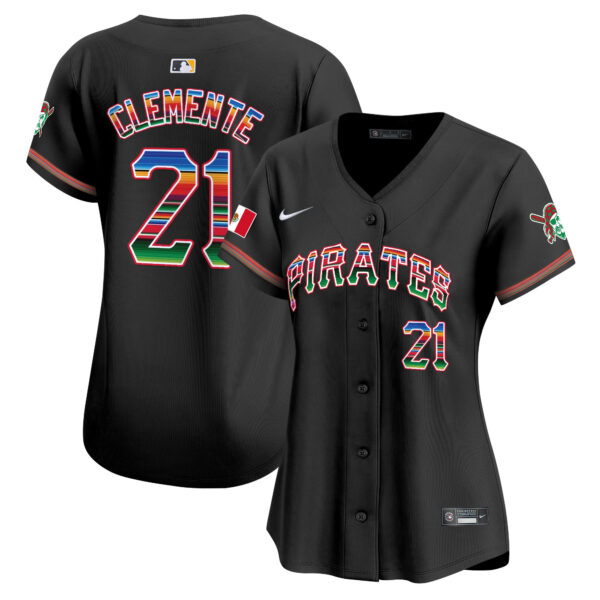 Women's Pittsburgh Pirates Mexico Vapor Premier Limited Jersey - All Stitched - Image 19