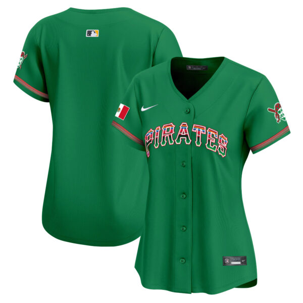 Women's Pittsburgh Pirates Mexico Vapor Premier Limited Jersey - All Stitched - Image 28