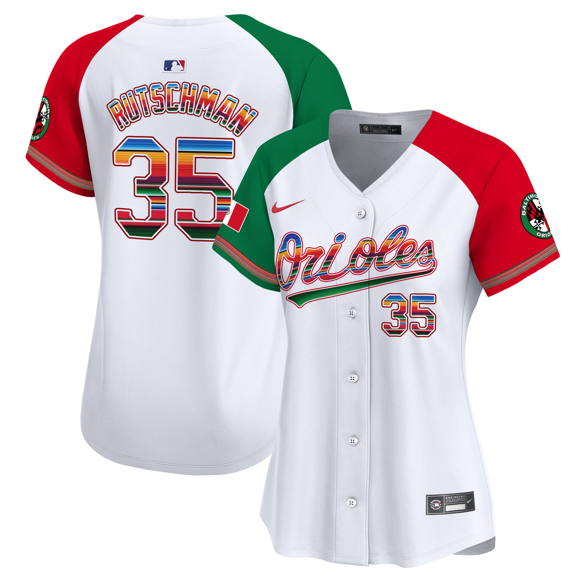 Women's Baltimore Orioles Mexico Vapor Premier Limited Jersey - All Stitched - Image 46