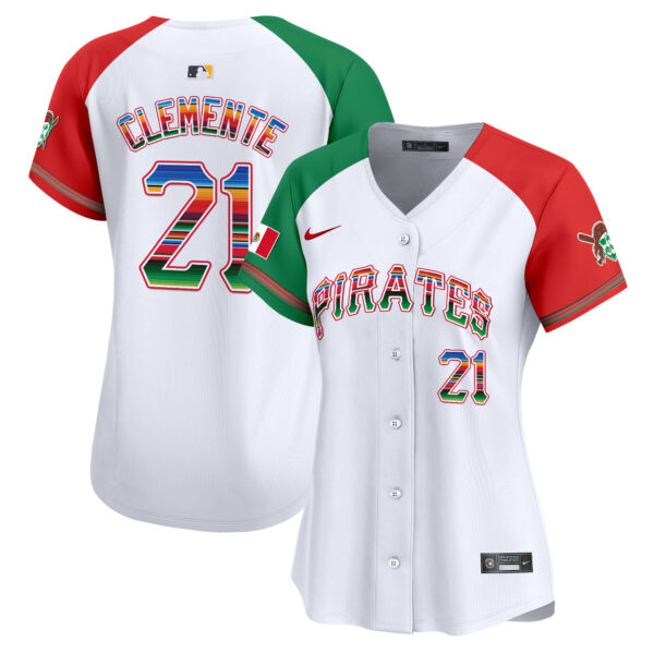 Women's Pittsburgh Pirates Mexico Vapor Premier Limited Jersey - All Stitched - Image 40