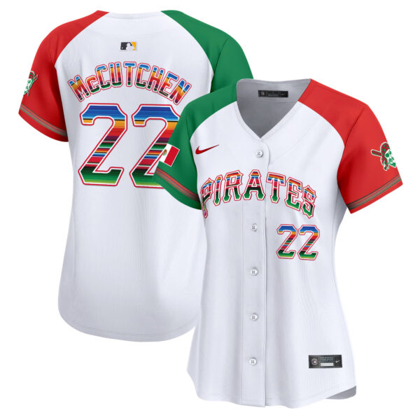 Women's Pittsburgh Pirates Mexico Vapor Premier Limited Jersey - All Stitched - Image 37