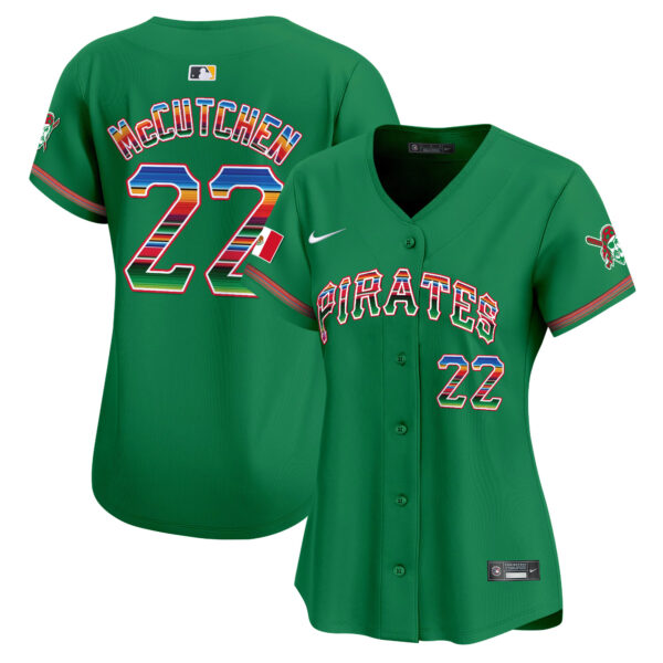 Women's Pittsburgh Pirates Mexico Vapor Premier Limited Jersey - All Stitched - Image 23