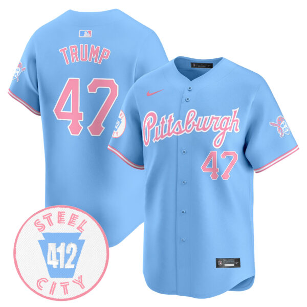 Unisex Pittsburgh Pirates Bubblegum Pink Vapor Premier Limited Jersey - All Stitched - Image 34