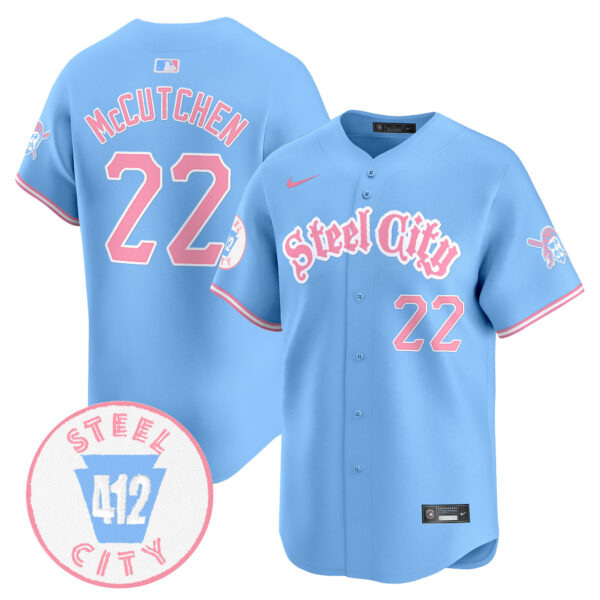 Unisex Pittsburgh Pirates Bubblegum Pink Vapor Premier Limited Jersey V2 - All Stitched - Image 31