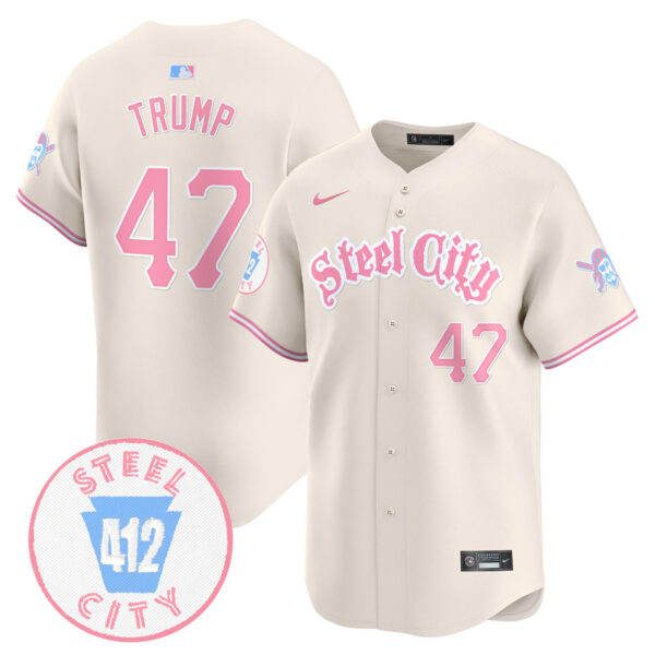 Unisex Pittsburgh Pirates Bubblegum Pink Vapor Premier Limited Jersey V2 - All Stitched - Image 6