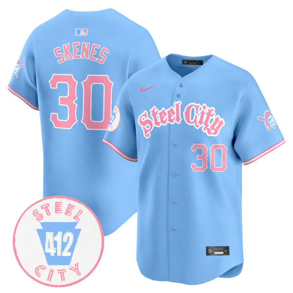 Unisex Pittsburgh Pirates Bubblegum Pink Vapor Premier Limited Jersey V2 - All Stitched - Image 29