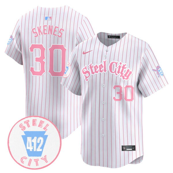 Unisex Pittsburgh Pirates Bubblegum Pink Vapor Premier Limited Jersey V2 - All Stitched - Image 22