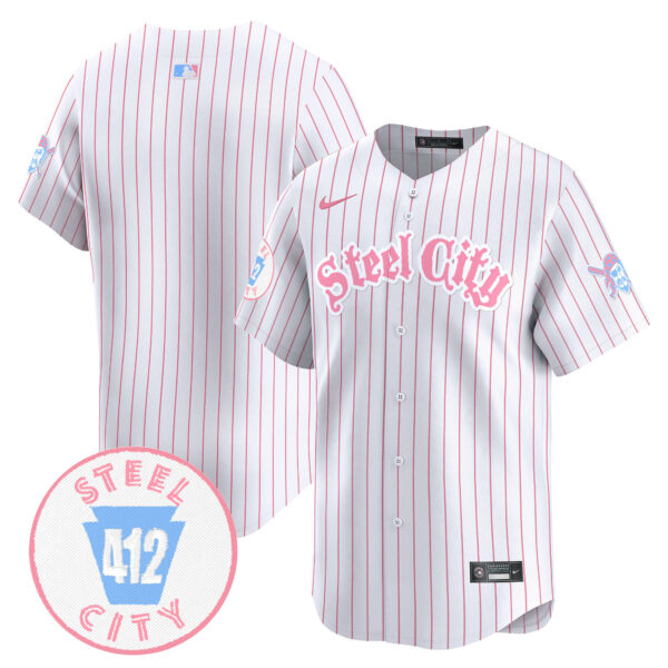 Unisex Pittsburgh Pirates Bubblegum Pink Vapor Premier Limited Jersey V2 - All Stitched - Image 28