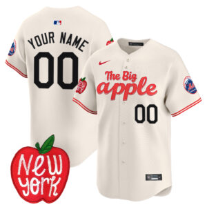 Mets The Big Apple Vapor Premier Limited Custom Jersey - All Stitched