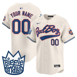 Mets Biggie Smalls Vapor Premier Limited Custom Jersey - All Stitched