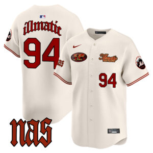 Men's Mets Nas Illmatic Vapor Premier Limited Jersey V2 - All Stitched