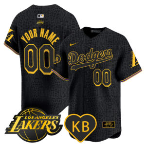 Dodgers 2024 Mamba Vapor Premier Limited Custom Jersey - All Stitched