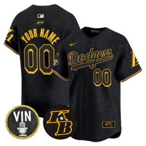 Dodgers 2024 Mamba Vapor Premier Limited Custom Jersey V2 - All Stitched