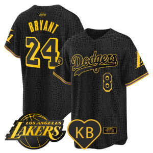 Men's Dodgers 2024 Mamba Baseball Jersey - All Stitched