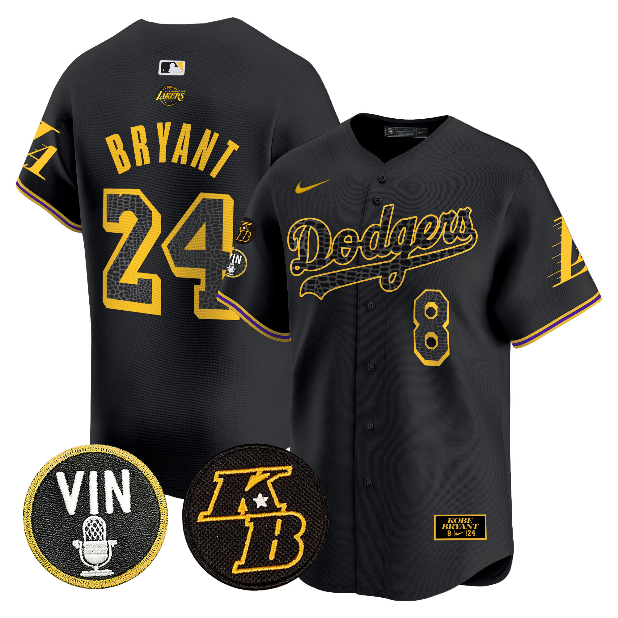 Men's Dodgers 2024 Mamba Vapor Premier Limited Jersey V2 - All Stitched - Image 41