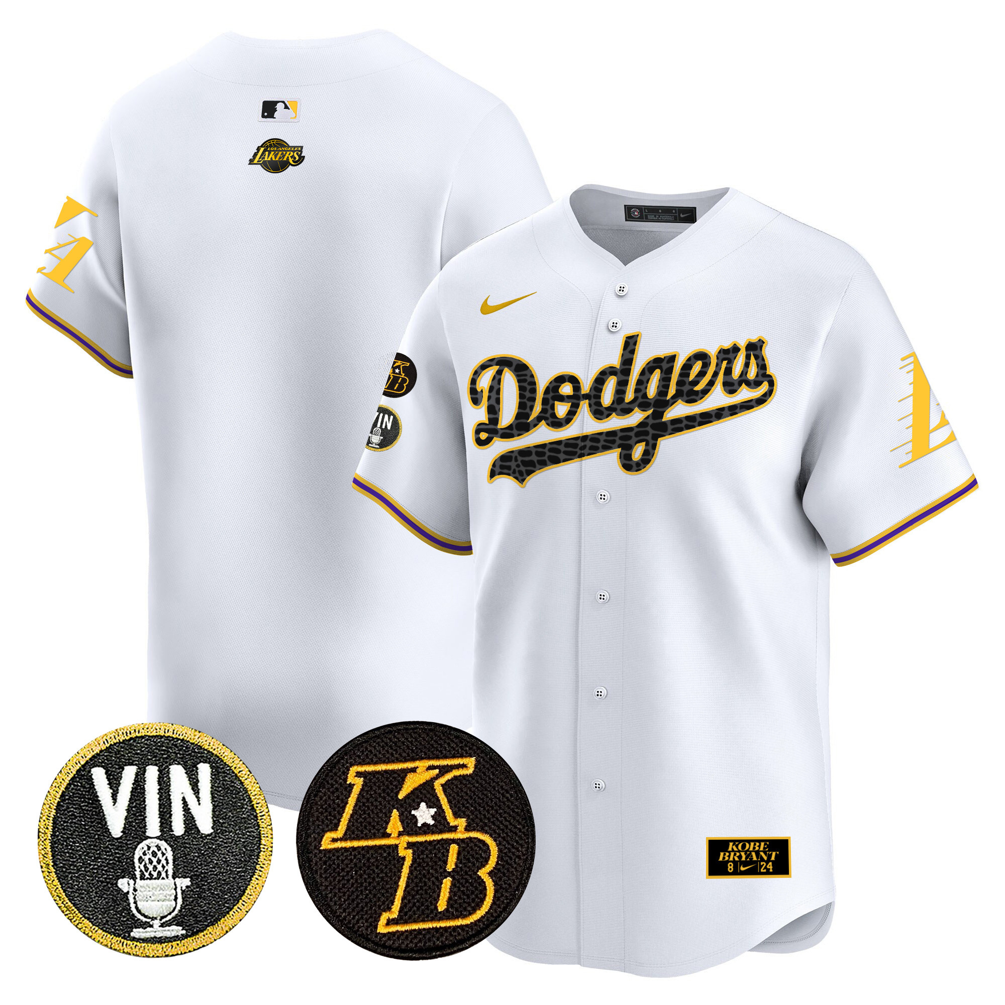 Men's Dodgers 2024 Mamba Vapor Premier Limited Jersey V2 - All Stitched - Image 16