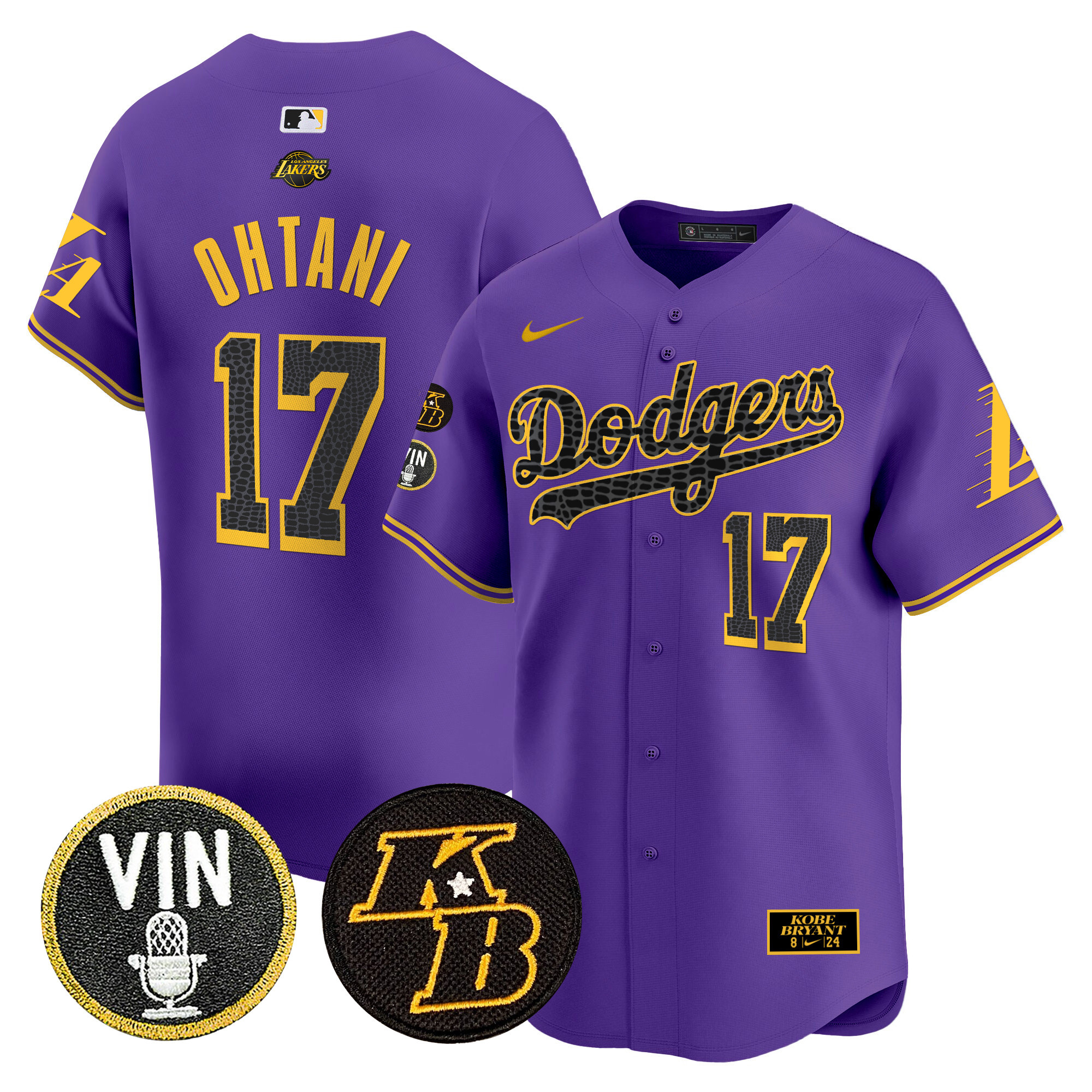 Men's Dodgers 2024 Mamba Vapor Premier Limited Jersey V2 - All Stitched - Image 34
