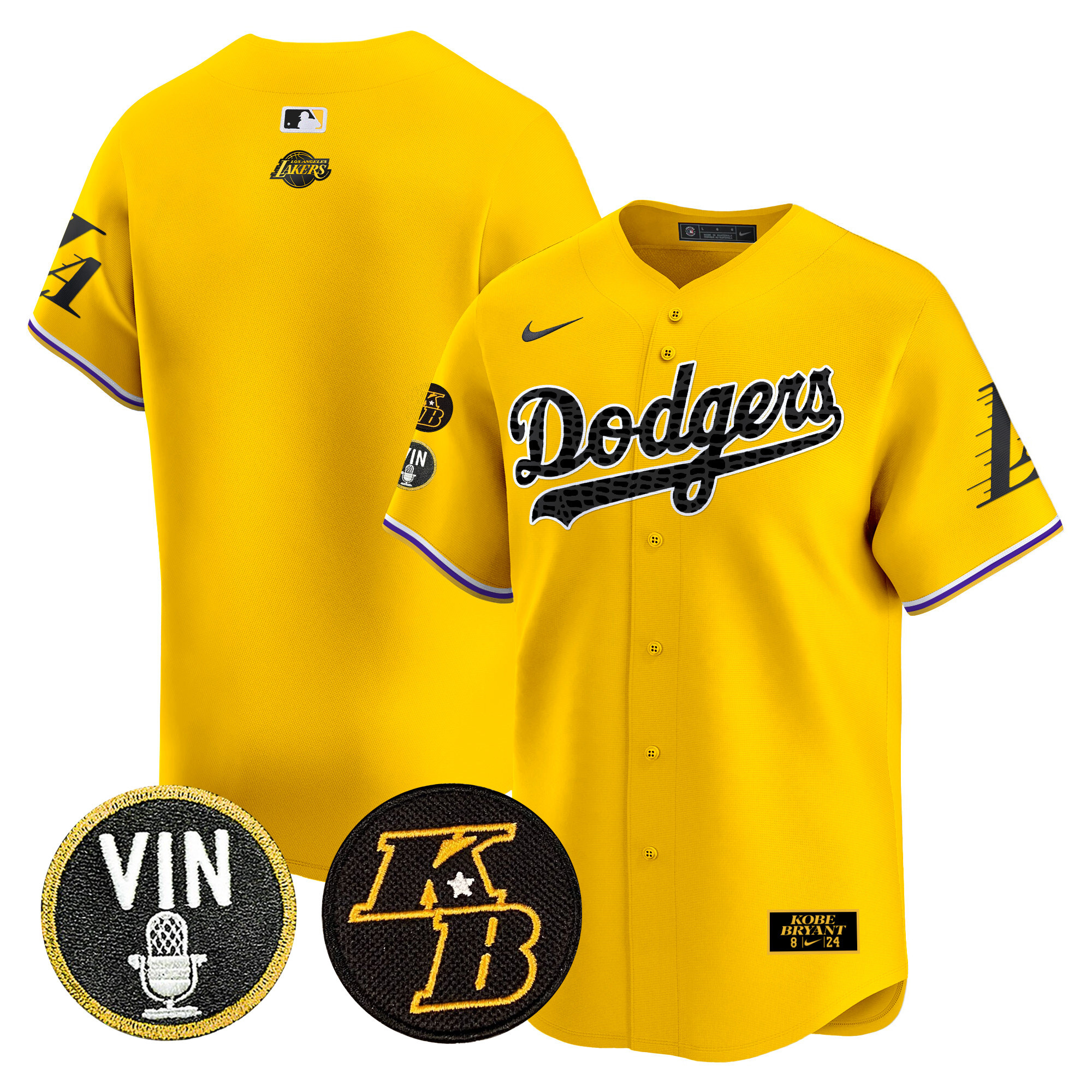 Men's Dodgers 2024 Mamba Vapor Premier Limited Jersey V2 - All Stitched - Image 32