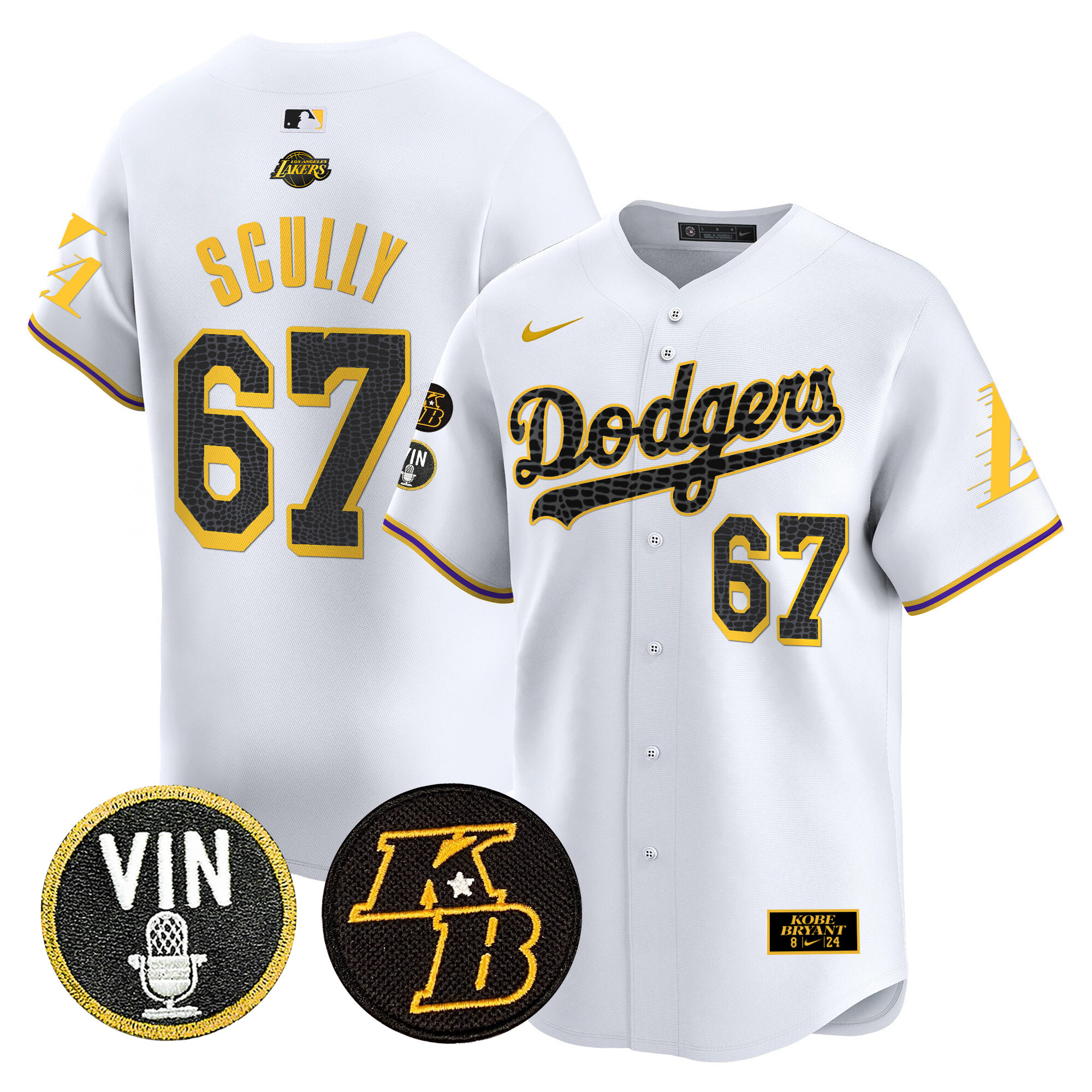 Men's Dodgers 2024 Mamba Vapor Premier Limited Jersey V2 - All Stitched - Image 11