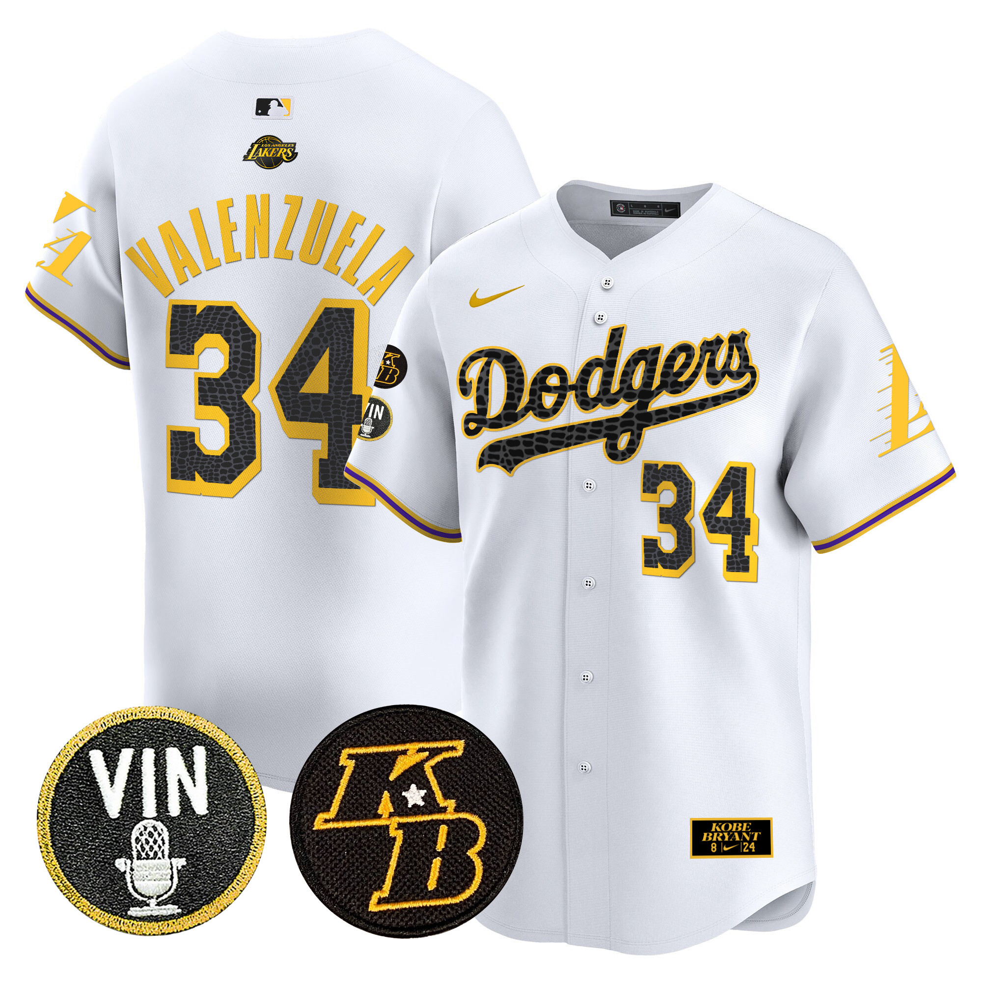 Men's Dodgers 2024 Mamba Vapor Premier Limited Jersey V2 - All Stitched - Image 14