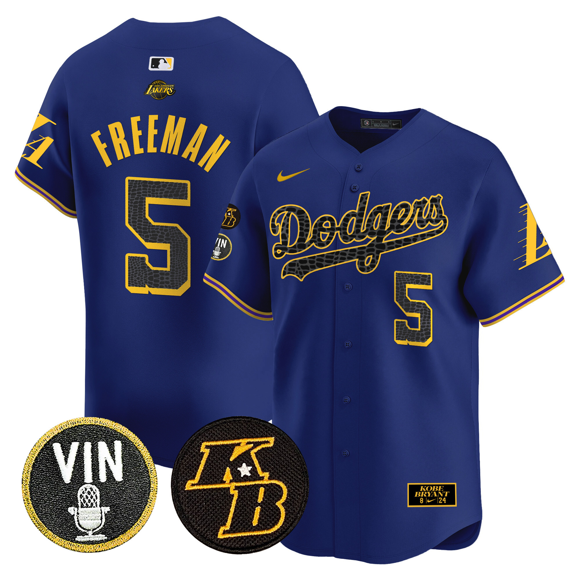 Men's Dodgers 2024 Mamba Vapor Premier Limited Jersey V2 - All Stitched - Image 21