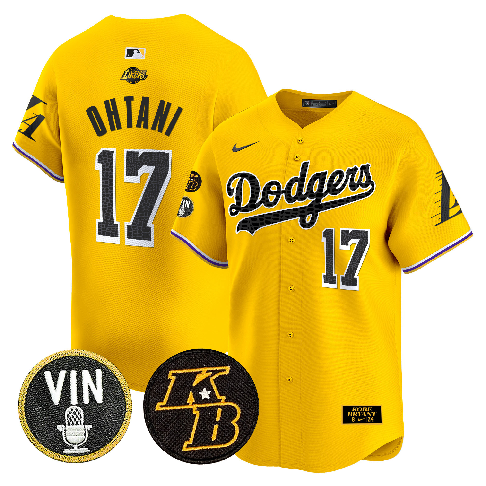 Men's Dodgers 2024 Mamba Vapor Premier Limited Jersey V2 - All Stitched - Image 26