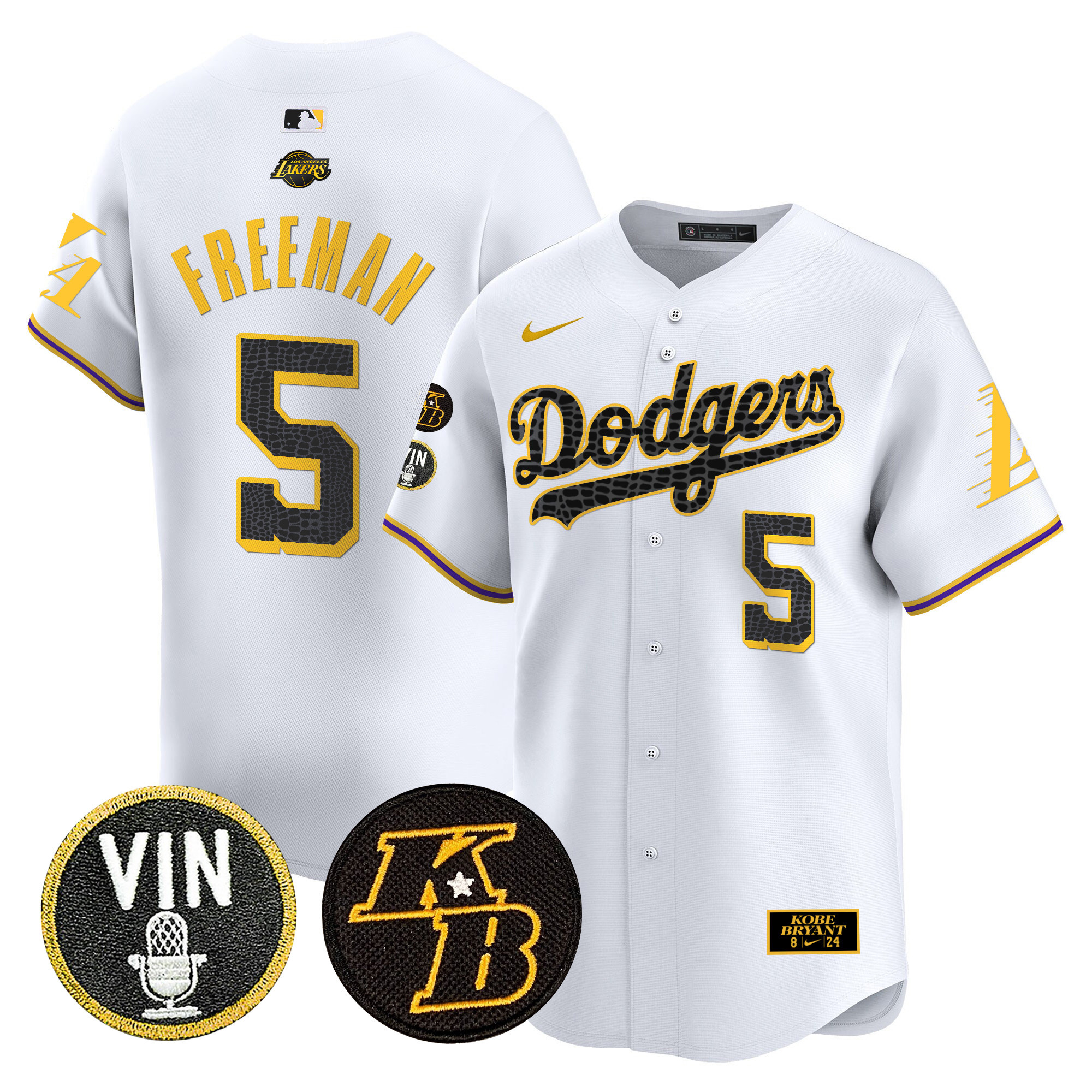 Men's Dodgers 2024 Mamba Vapor Premier Limited Jersey V2 - All Stitched - Image 13