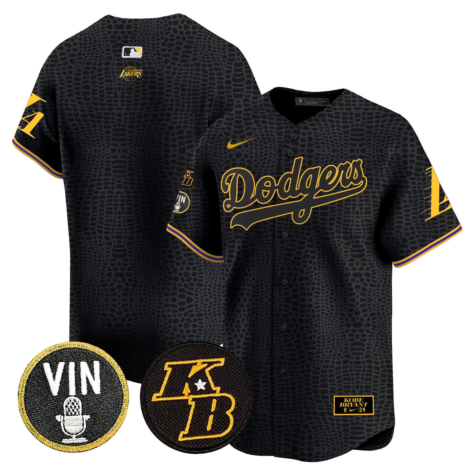 Men's Dodgers 2024 Mamba Vapor Premier Limited Jersey V2 - All Stitched - Image 8