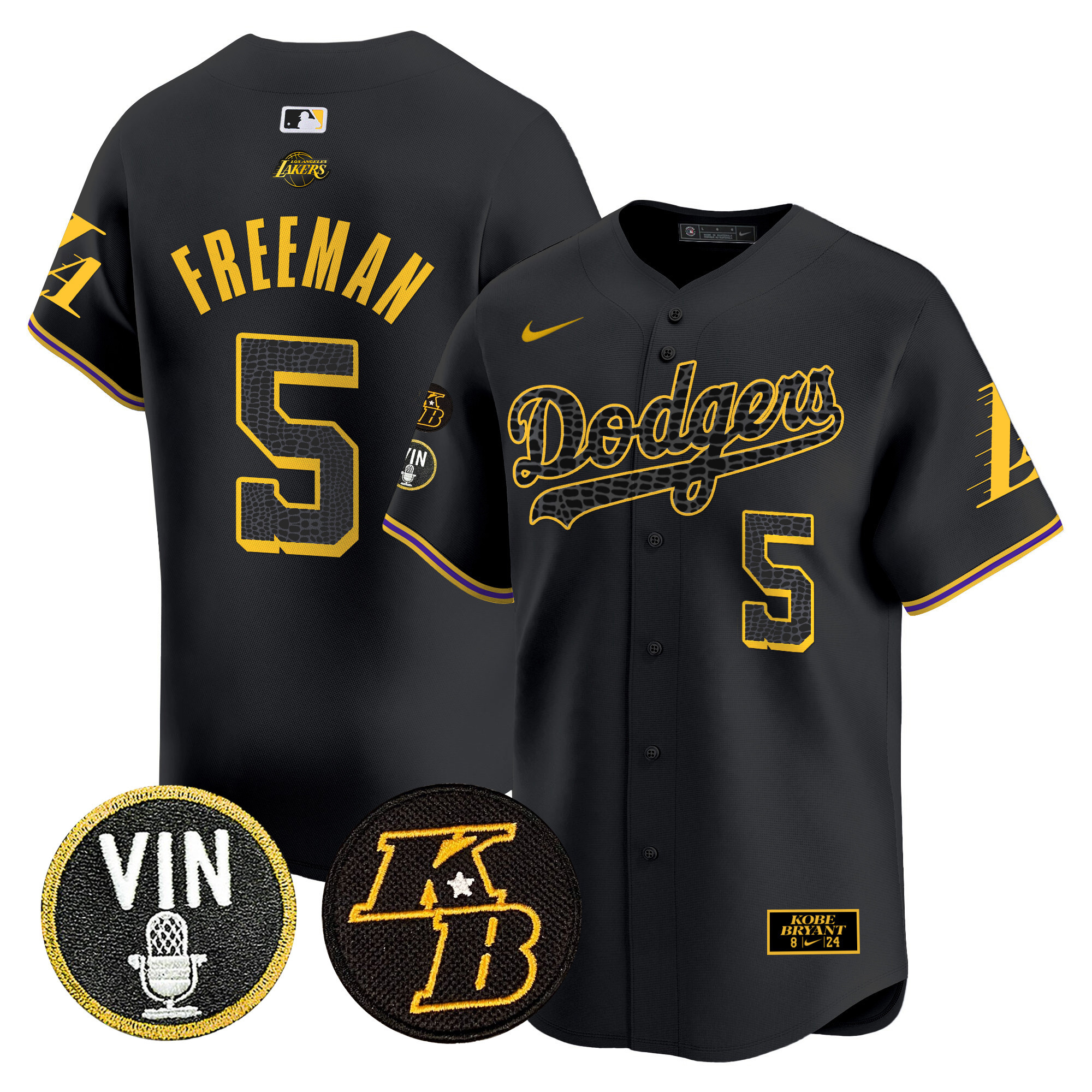Men's Dodgers 2024 Mamba Vapor Premier Limited Jersey V2 - All Stitched - Image 45