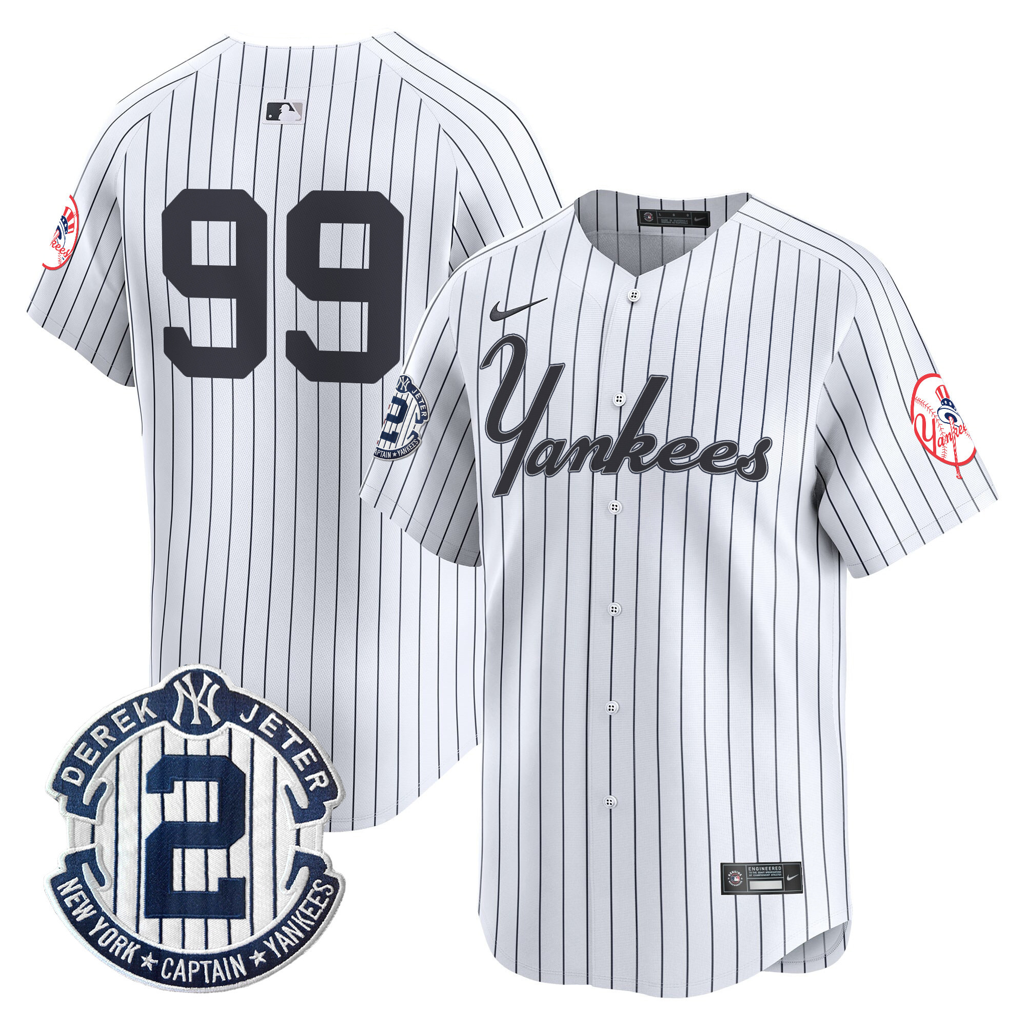 Men's Yankees Throwback Vapor Premier Limited Jersey V2 - All Stitched - Image 17
