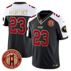 Men's 49ers Golden Gate Bridge Patch Vapor Limited Jersey - All Stitched