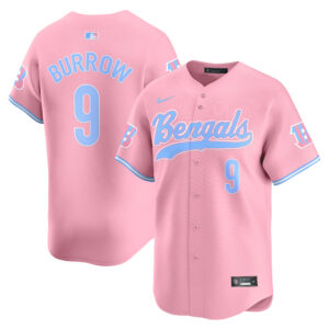 Unisex Bengals Bubblegum Pink Vapor Premier Limited Jersey - All Stitched