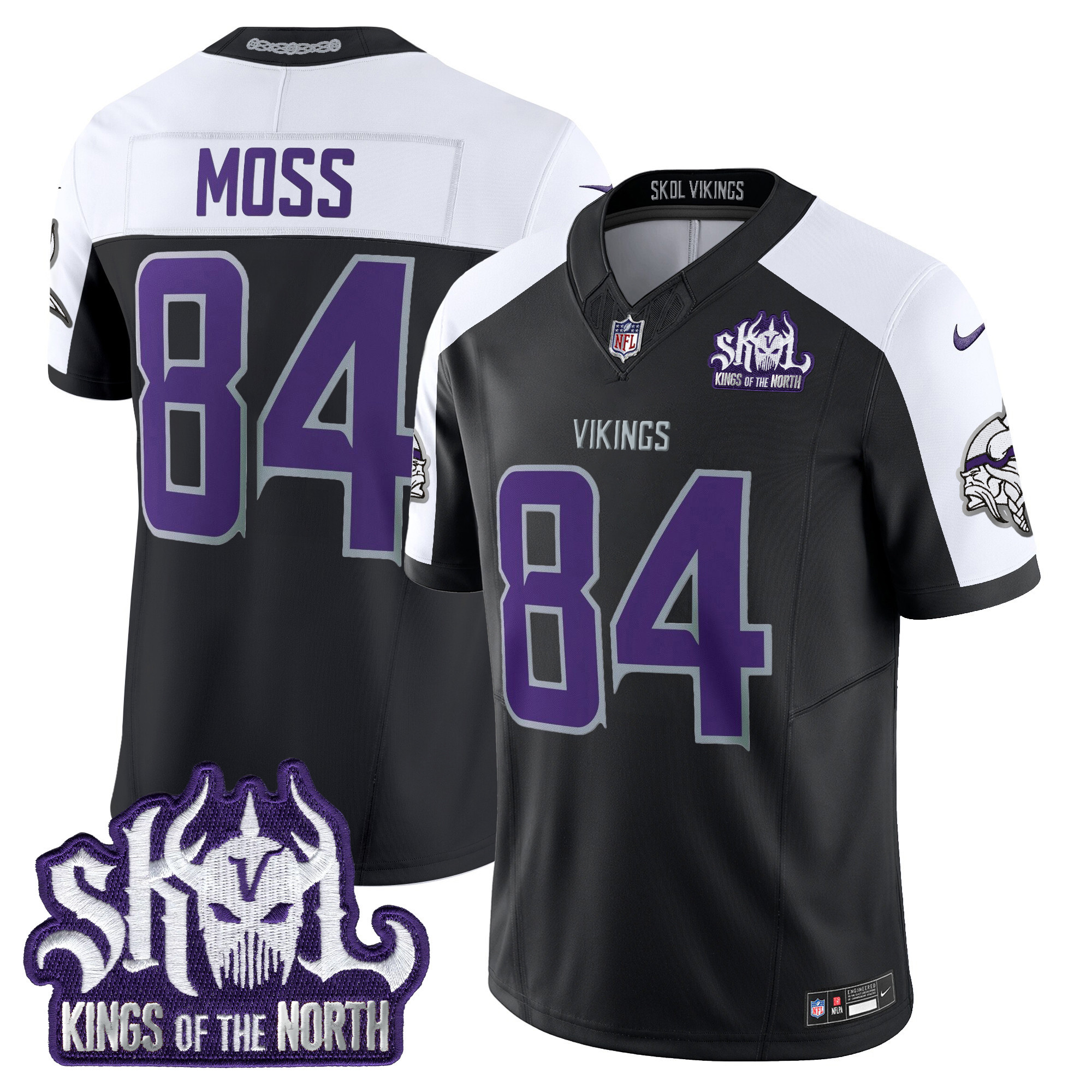 Men's Minnesota Vikings 2025 Winter Warrior Skol Patch Vapor Limited Jersey - All Stitched - Image 27