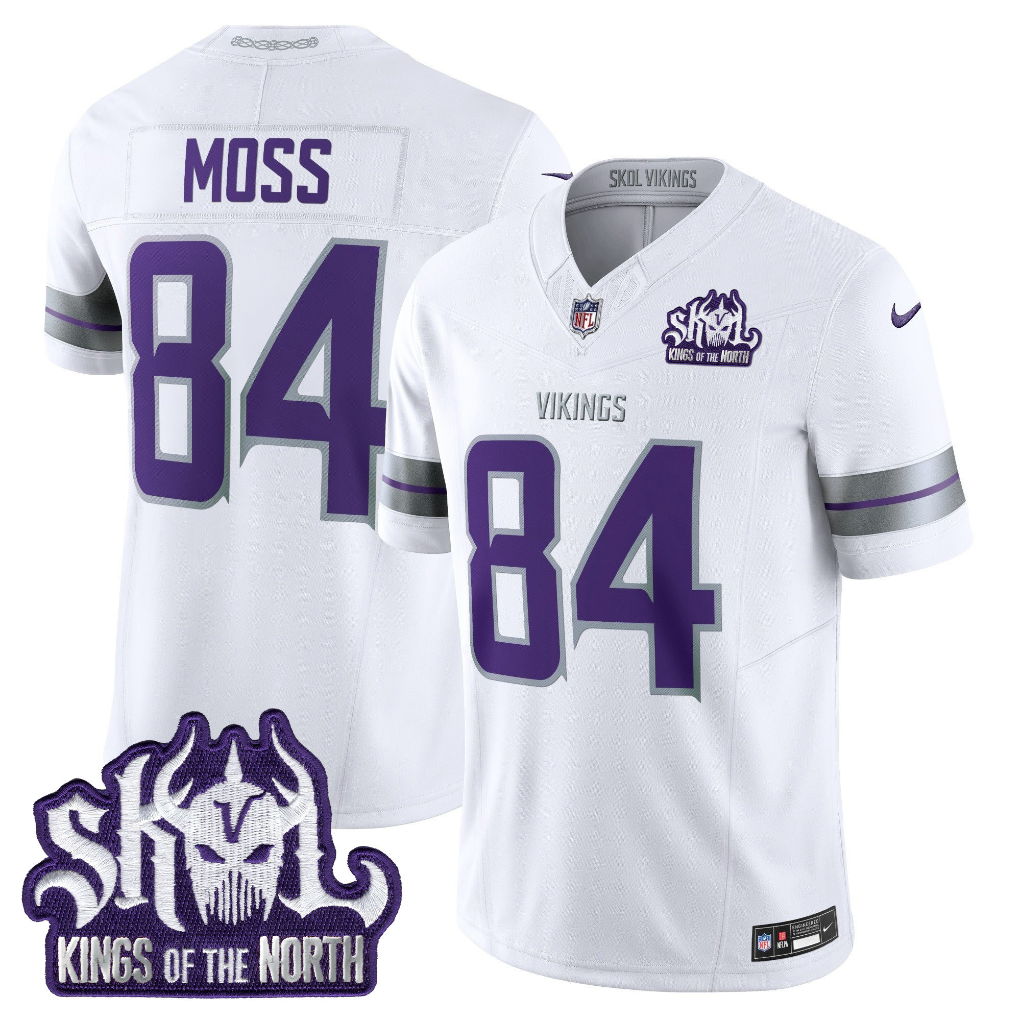 Men's Minnesota Vikings 2025 Winter Warrior Skol Patch Vapor Limited Jersey - All Stitched - Image 18