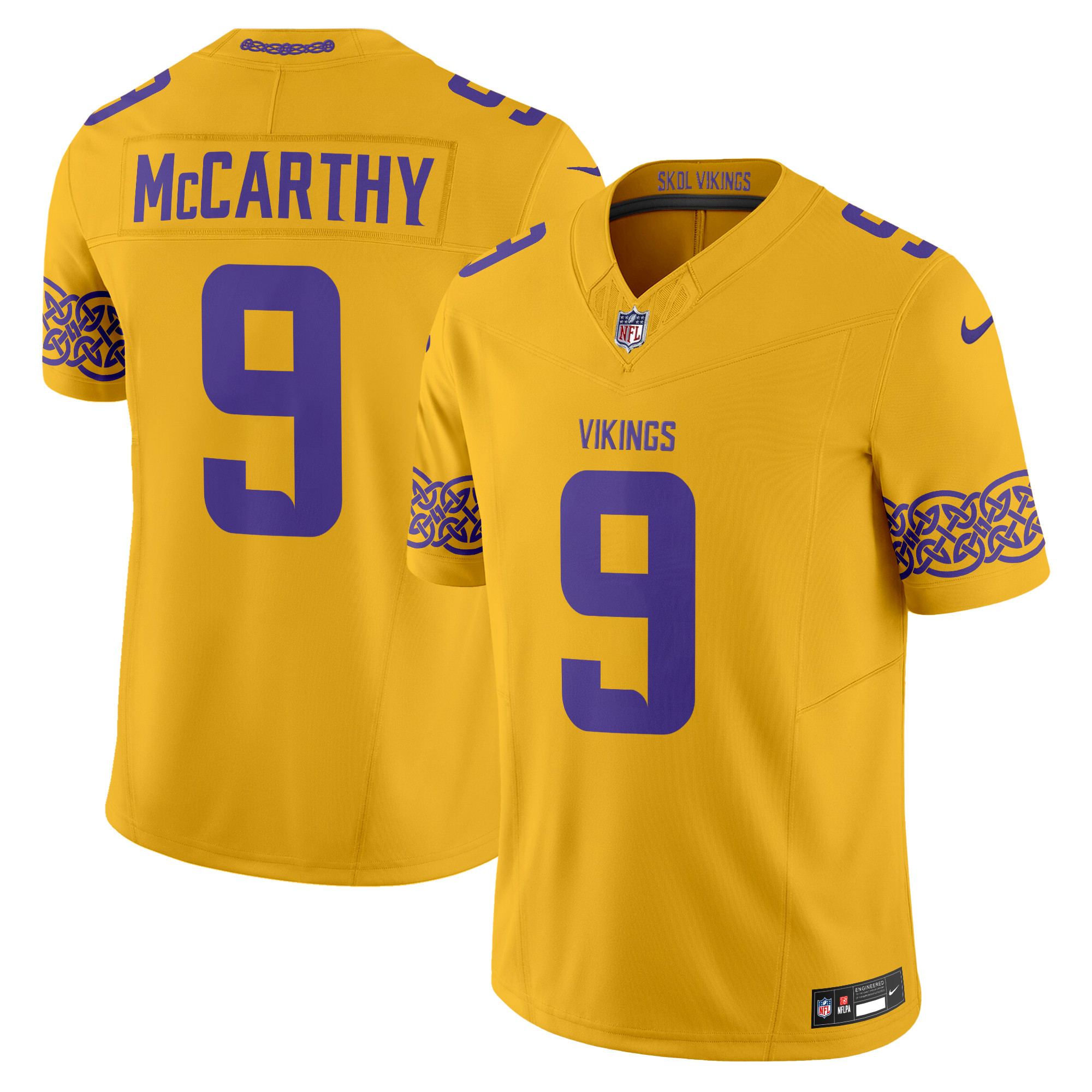 Men's Minnesota Vikings Nordic Pattern Vapor Limited Jersey - All Stitched - Image 17